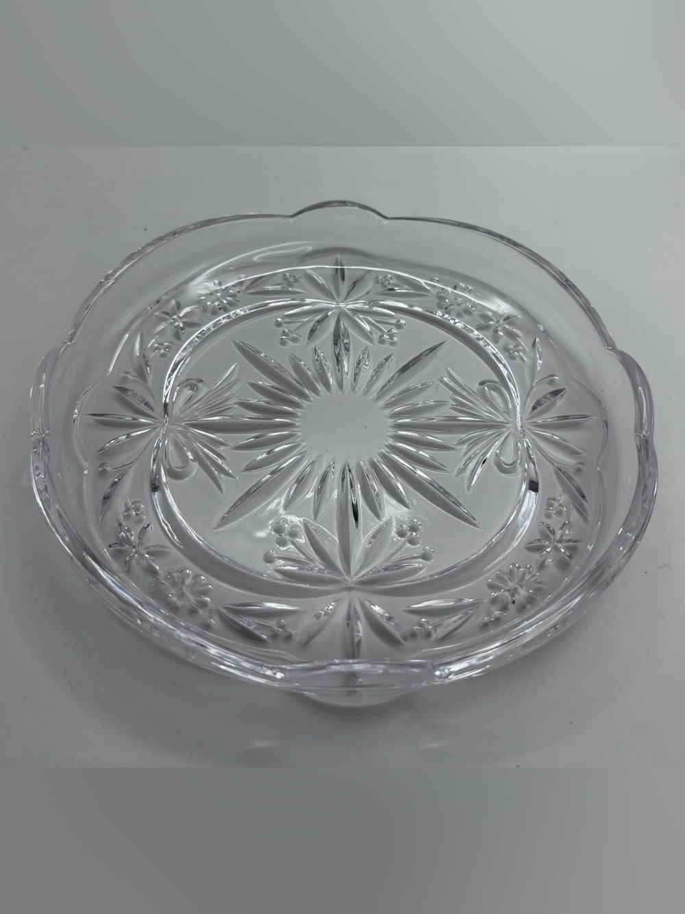 Vintage Studio Nova Crystal Somerset Pattern Small Platter